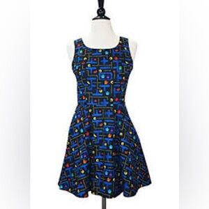 Modcloth Retrolicious Catch Me If You Can Pac-Man Dress 1X